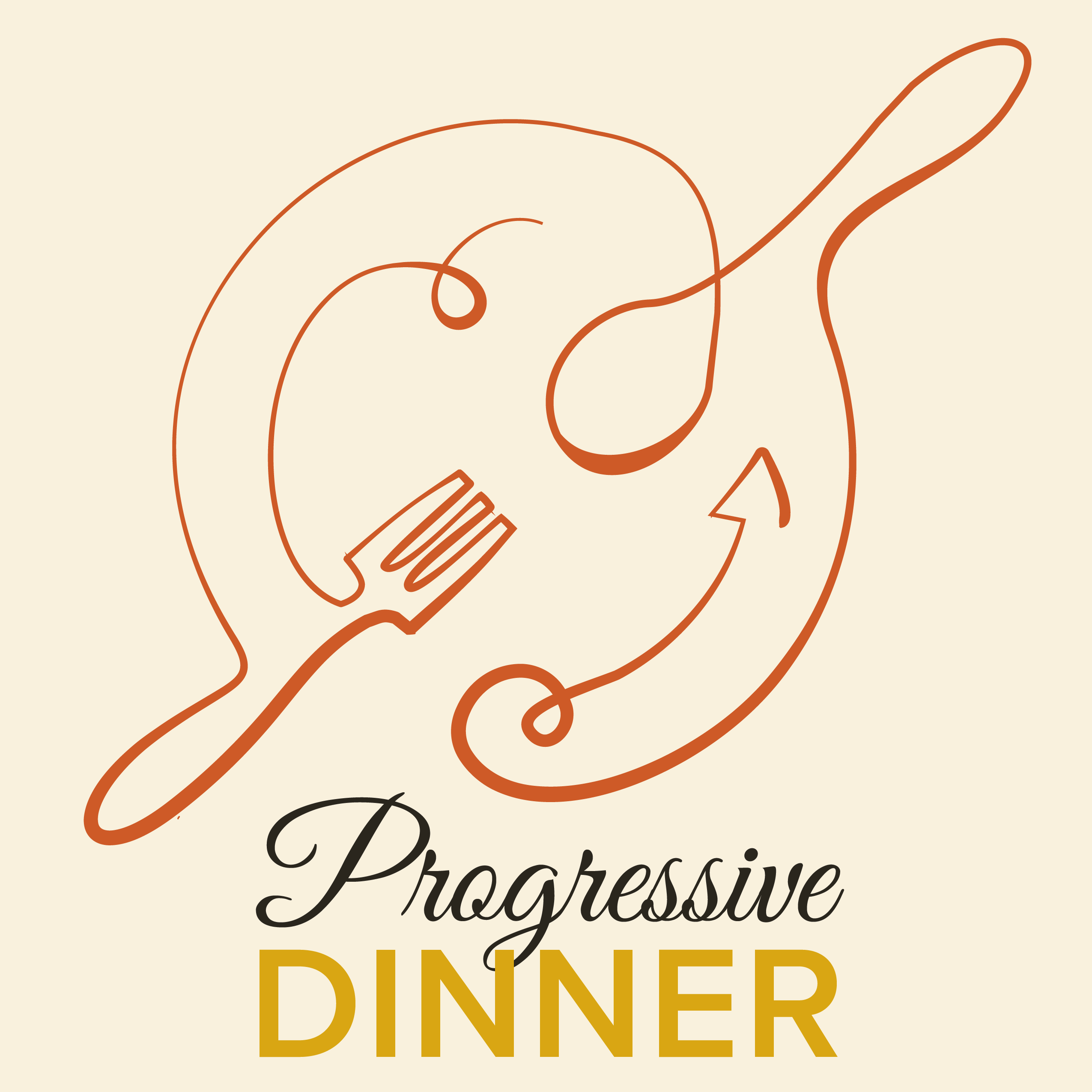 Project Case Study: The District – Progressive Dinner Logo
